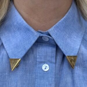 Vintage Collar Tip Lapel Clip